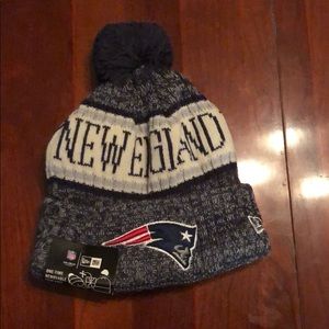New England Patriot winter knit hat NWT OS